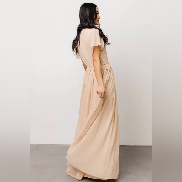 Baltic Born Kristina Maxi Dress Natural Small - Picture 2 of 11